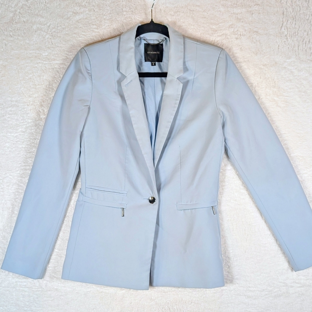 391-Dynamite Soft Blue Women's Blazer